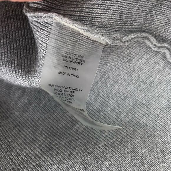 Vila Milano Grey Ruffle Sleeve Sweater Small - Picture 6 of 6